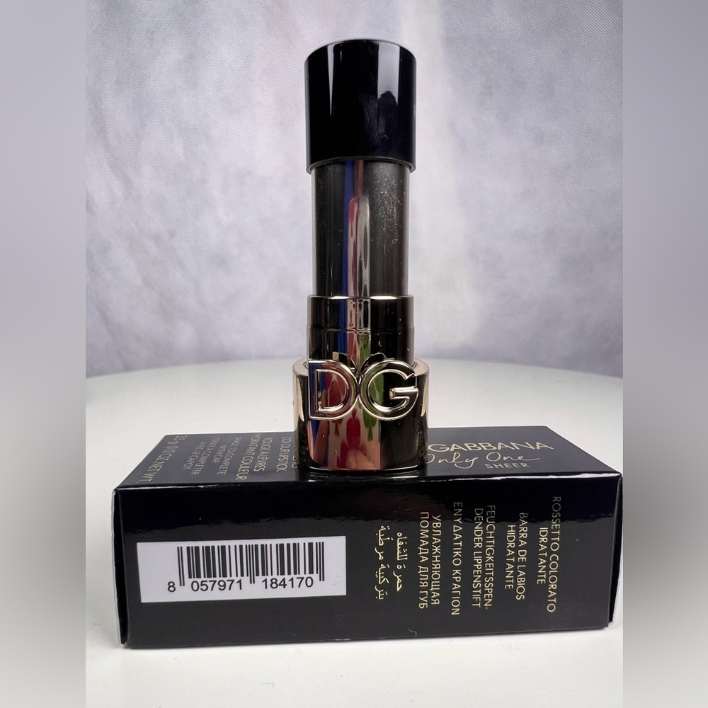 💄 DOLCE & GABBANA The Only One Sheer #128 Sensual Tan 3.5g Moisturizing Lipstick - Picture 2 of 4